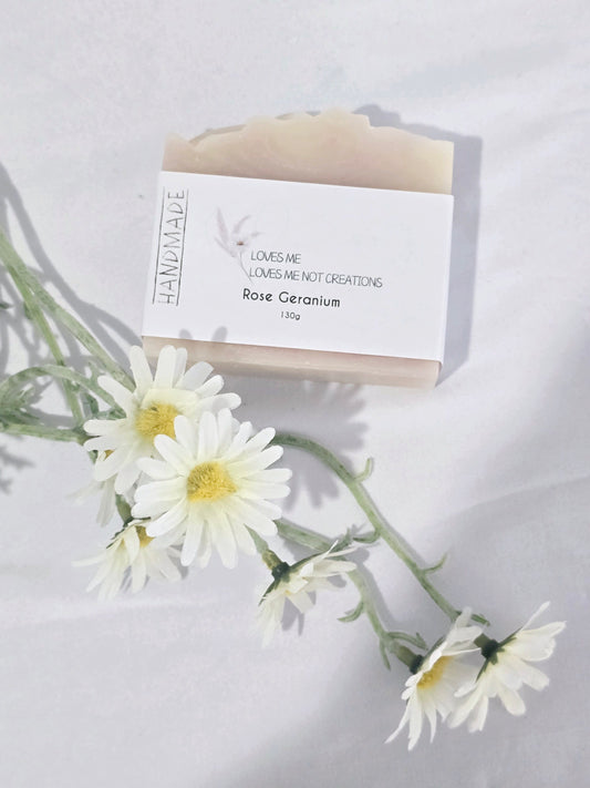 Rose Geranium Handmade Soap Bar